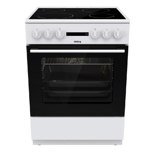 COOKER FREE STANDING  KEC6A40WG ΚΕΡΑΜΙΚΗ ΛΕΥΚΗ A 71LT (ΟΘΟΝΗ / ΥΔΡΟΛΥΣΗ)